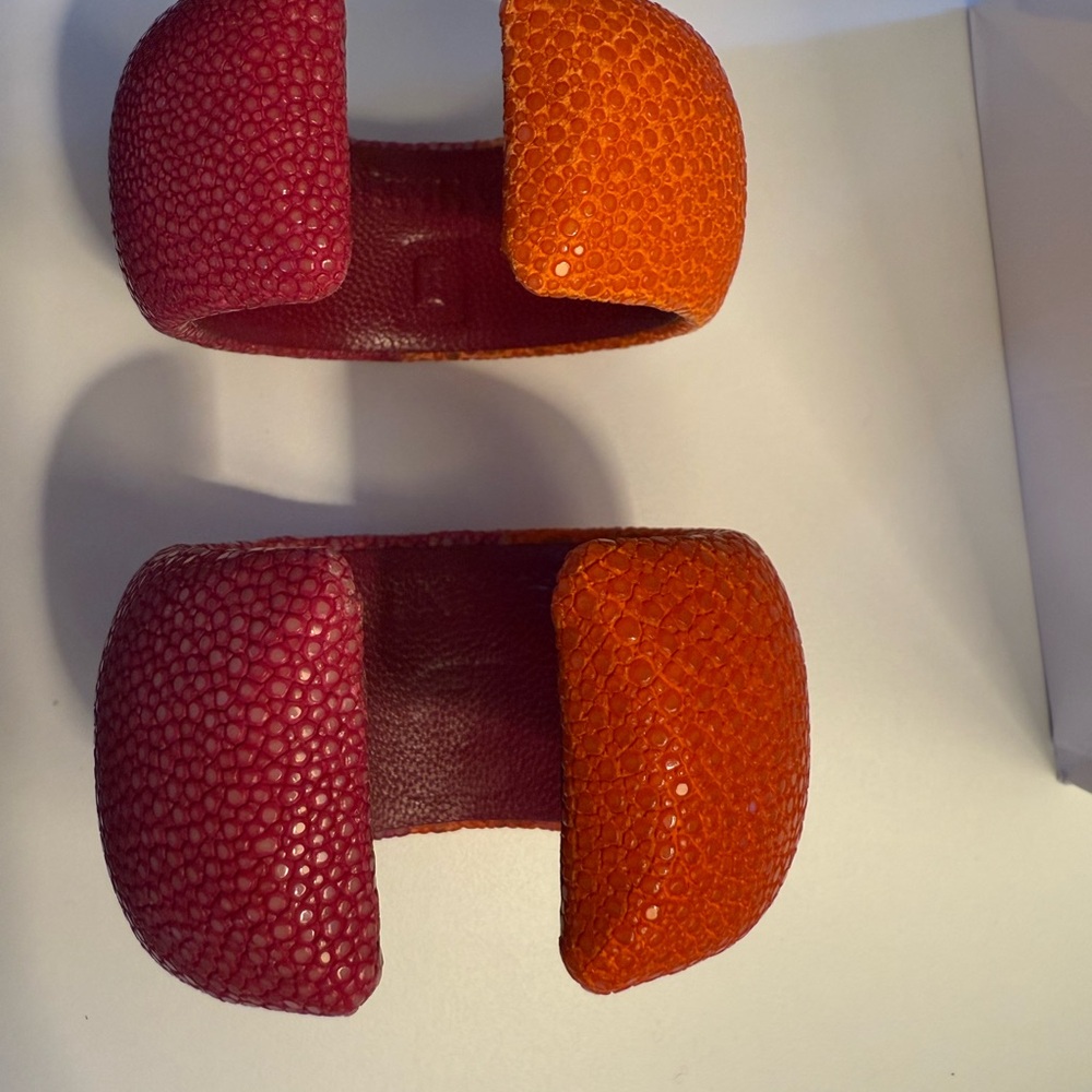 Colorful Pink and Orange Bracelet - Picture 7 of 8